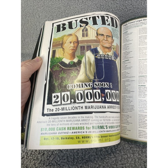 HIGH TIMES MAGAZINE COLLECTIBLE NOVEMBER 2008 - Picture 6 of 16